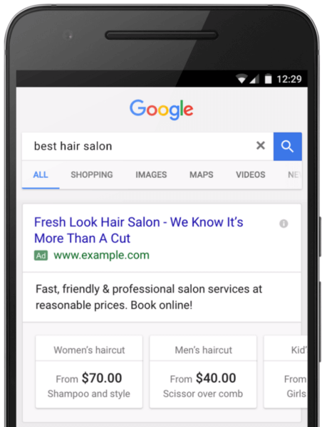 google-adwords-price-extensions-swipeable-cards