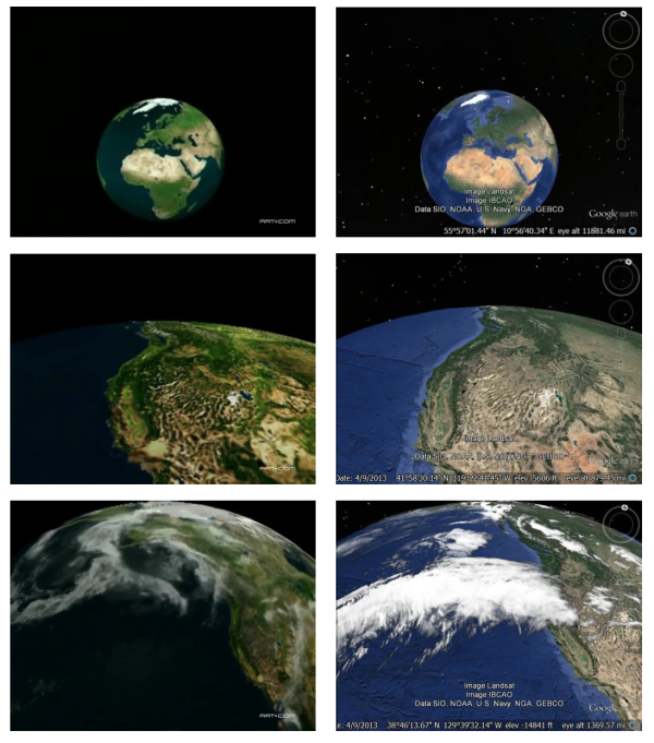 Google Earth frente a TerraVision