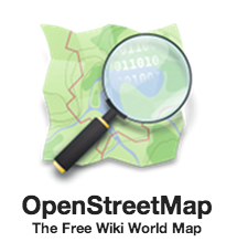 logotipo de mapa de calles abierto