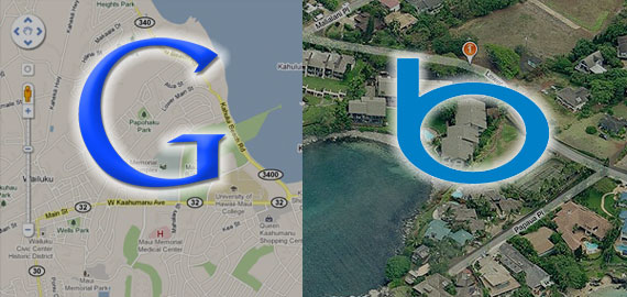 Google Maps vs.  Bing Maps: Enfrentamiento de planificación de vacaciones de verano