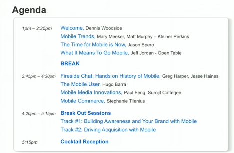 Blogs en vivo Evento ThinkMobile de Google