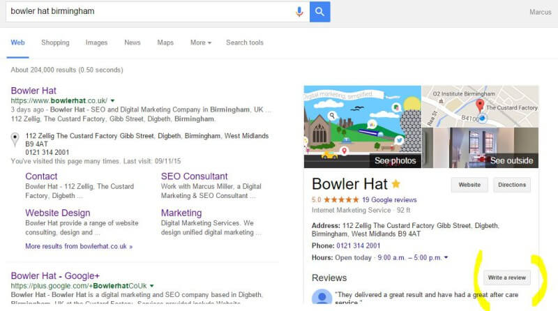 Cómo dirigir a los clientes para que le dejen una reseña en Google Business