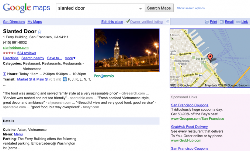 Es poco probable que Yelp vuelva a Google Places