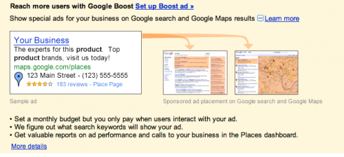 Google Boost Ads: AdWords automatizado para pequeñas empresas