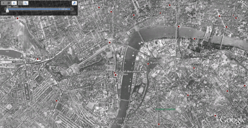 Google Earth: Esto es (1945) Londres