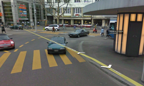 Google en desacuerdo con las imágenes de Swiss Over Street View