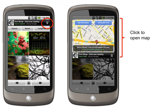 Google presenta anuncios de mapas expandibles para dispositivos móviles