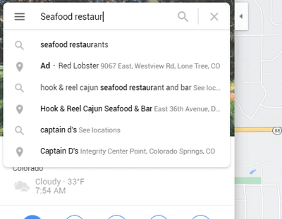 Google prueba los anuncios locales en los resultados de bÃºsqueda de Maps.