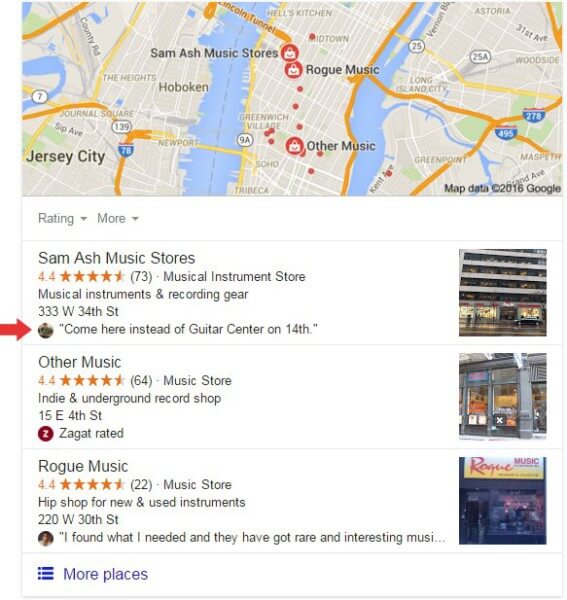 google-review-snippet