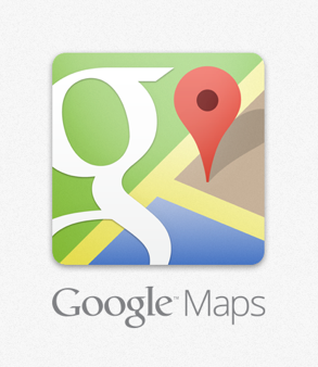 Logotipo de mapas de Google iPhone