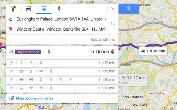 google-maps-royal-carriage-direcciones